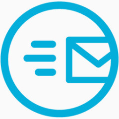 邮件发送metrostation-Blue-icons