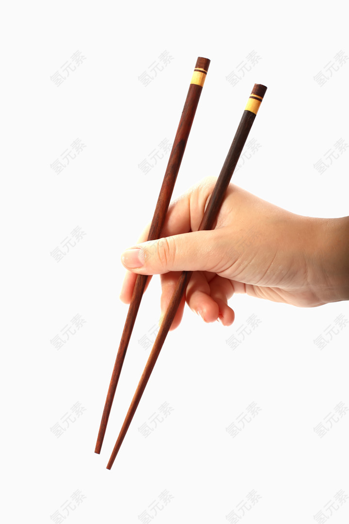 拿筷子的手势