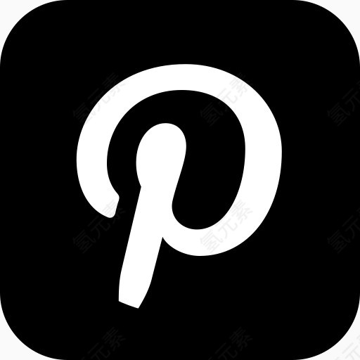 标志媒体Pinterest社会社会化媒体浏览器和社交媒体-免费