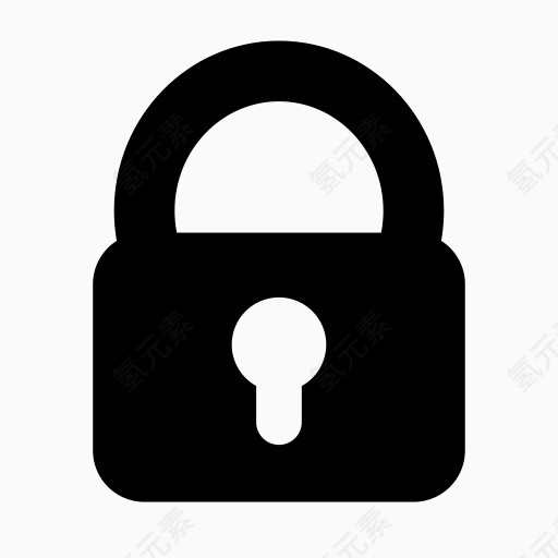 访问锁密码保护安全安全标准自由图标