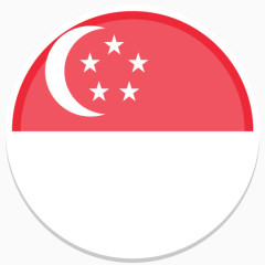 新加坡Flat-Round-World-Flag-icons
