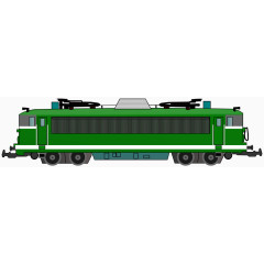 绿色卡通火车