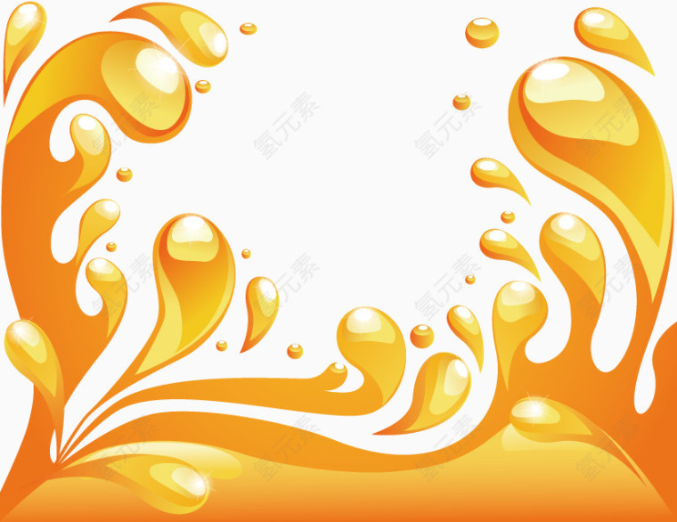 金色水滴