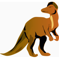 棕色的恐龙