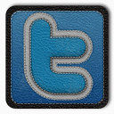 推特Android-Leather-Badges-icons