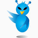 外星人鸟推特动物社会网络社会锡鸣叫斯科特