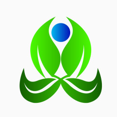 精美五彩花形logo