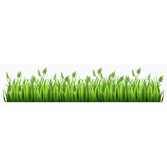 绿色草丛设计矢量素材