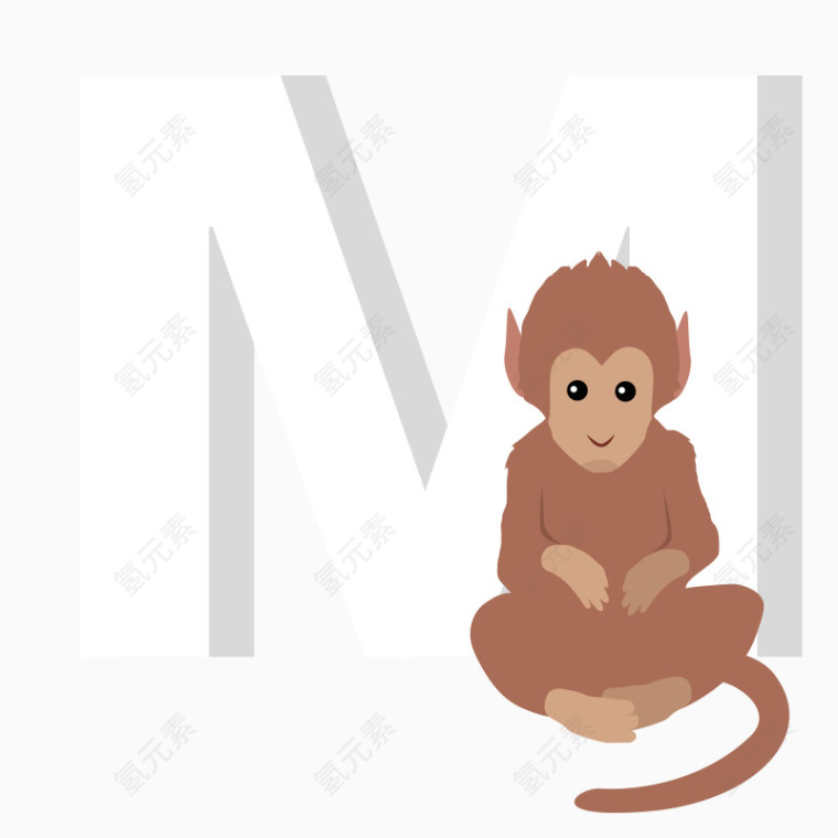 动物字母M 