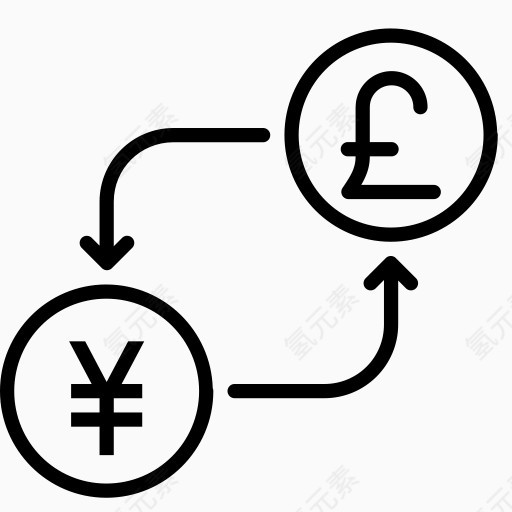 中国转换货币钱英镑以日元货币兑换英镑的2卷