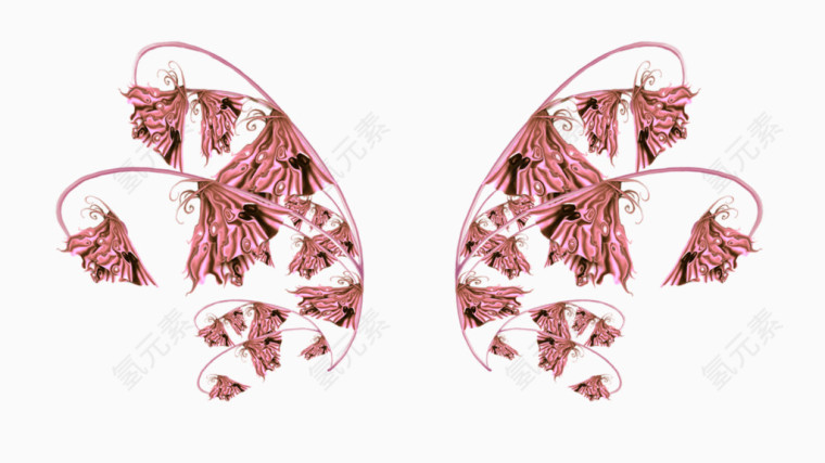手绘的翅膀免抠素材