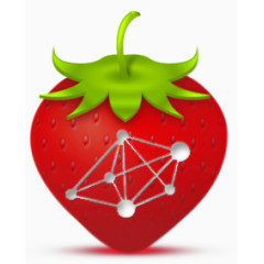 草莓strawberry-social-media-icon-set