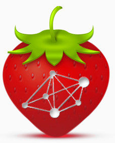 草莓strawberry-social-media-icon-set