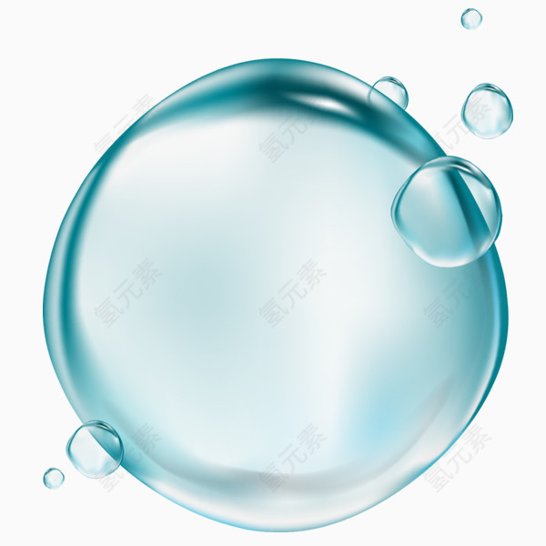 气泡式水珠
