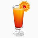 喝橙色汁Drinks-icons