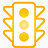 交通灯超级单黄图标
