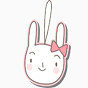 粉红可爱兔子