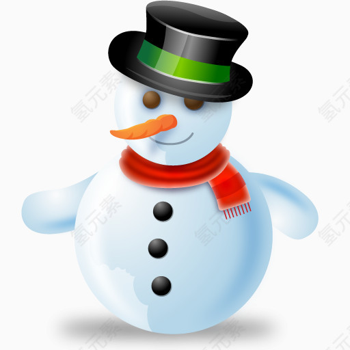 雪人圣诞节iconshock-christmas-icons