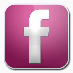 脸谱网purple-glossy-social-icons