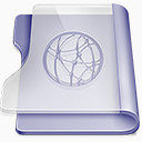 紫色iDisk书阅读读上升文件夹