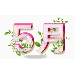 5月艺术字