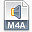 File extension m4a Icon