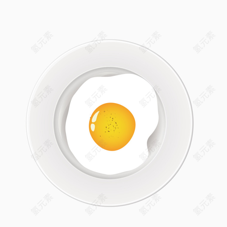 盘中鸡蛋