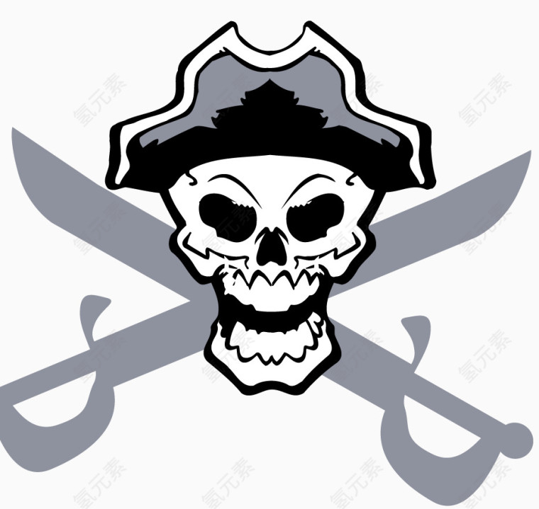 海盗骷髅标志