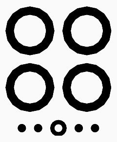 象形图切割切断的手指或手叶片symbols-icons