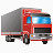 驾驶室柜货物提供交货卡车装运航运速度运输运输卡车厢式货车车辆48x48的空闲时间图标