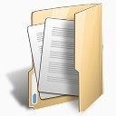 Folder document open Icon