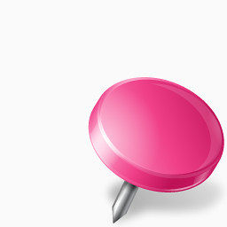 Map Marker Drawing Pin Right Pink Icon