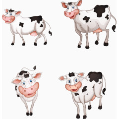 奶牛的四种姿势
