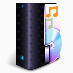 音乐3 d-bluefx-desktop-icons