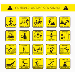 黄色警告图标