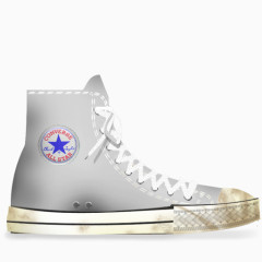 匡威白色的脏鞋Converse-icons