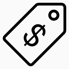 price tag usd icon