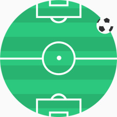 圆形足球场图标