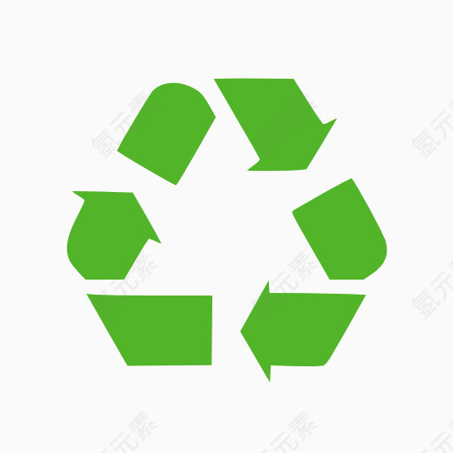 回收绿色Metronome-icons