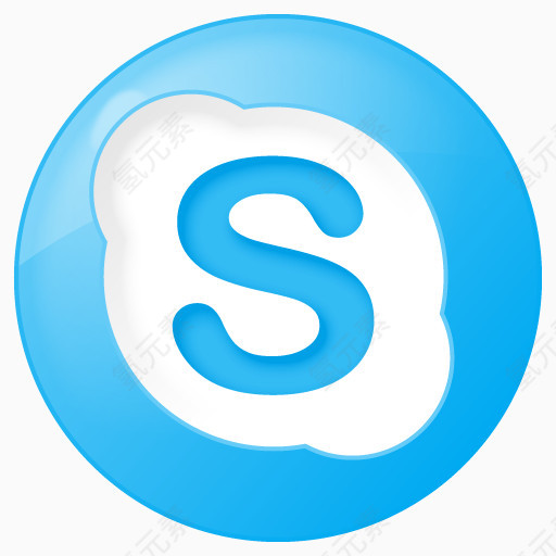 skype button图标