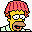 Homertopia Homer drunk with lampshade Icon