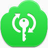 刷新关键free-green-cloud-icons