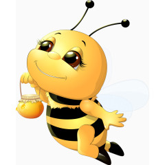 提着蜂蜜的小蜜蜂