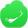 阿拉丁灯free-green-cloud-icons