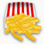 六十四法国人炸薯条iconshock食品西格玛小图标