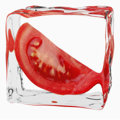 冰块西红柿