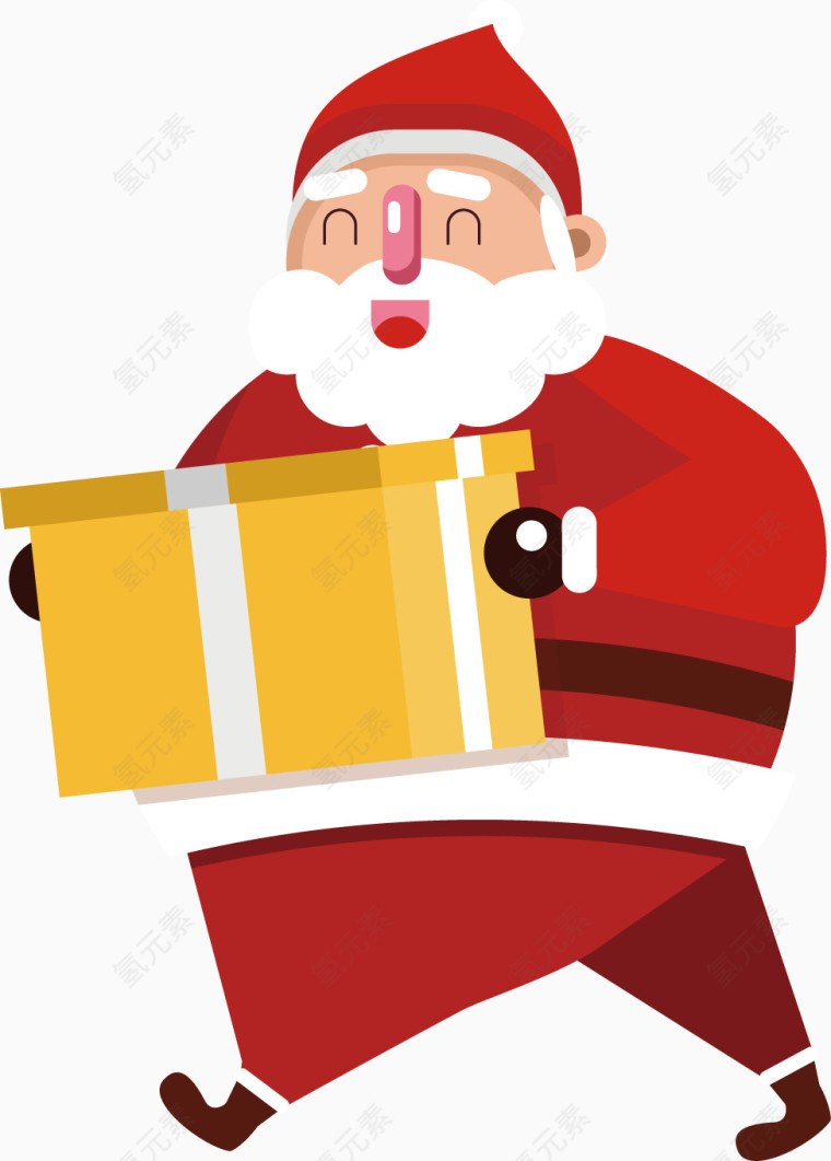 矢量创意设计圣诞节红色礼物盒图
