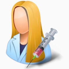 Medical Immunologist Female Light Icon