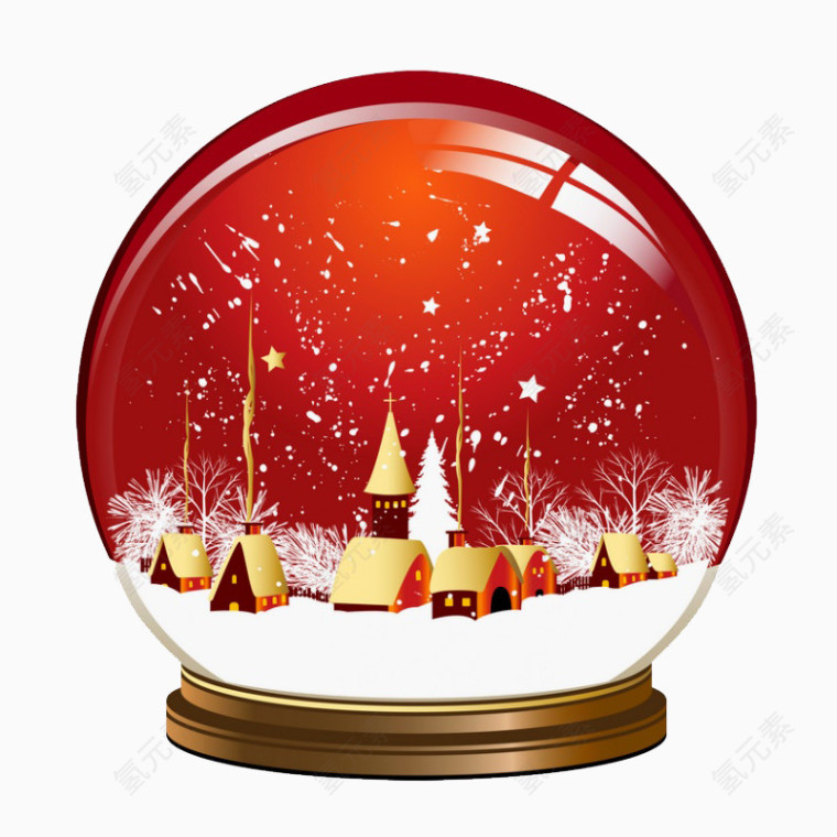 圣诞节玻璃球