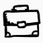 公文包业务商人忙死了案例文件手拉的手绘办公室论文快乐的图标免费–36手绘UI图标
